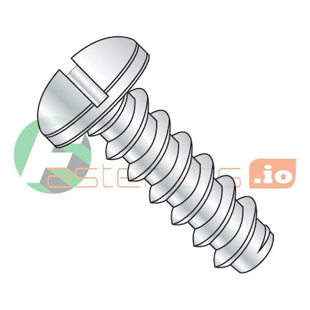 Newport Fasteners Self-Drilling Screw, #10 x 1-1/4 in, Zinc Plated Steel Pan Head Slotted Drive, 4000 PK 785467